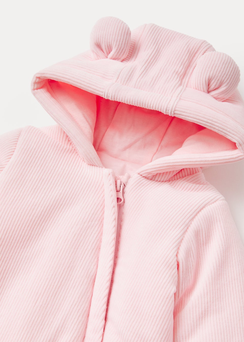 Baby Pink Velour Snowsuit (Newborn-18mths)
