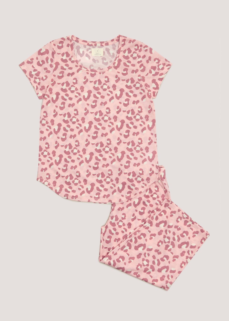 Pink Animal Print Pyjama Set