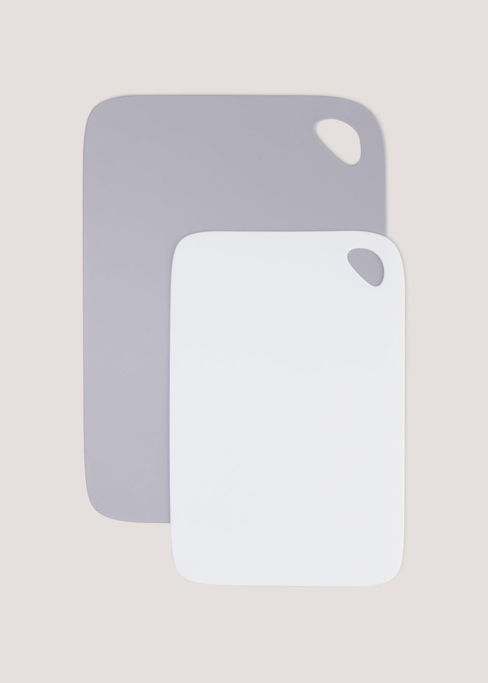 2 Pack Grey & White Chopping Boards