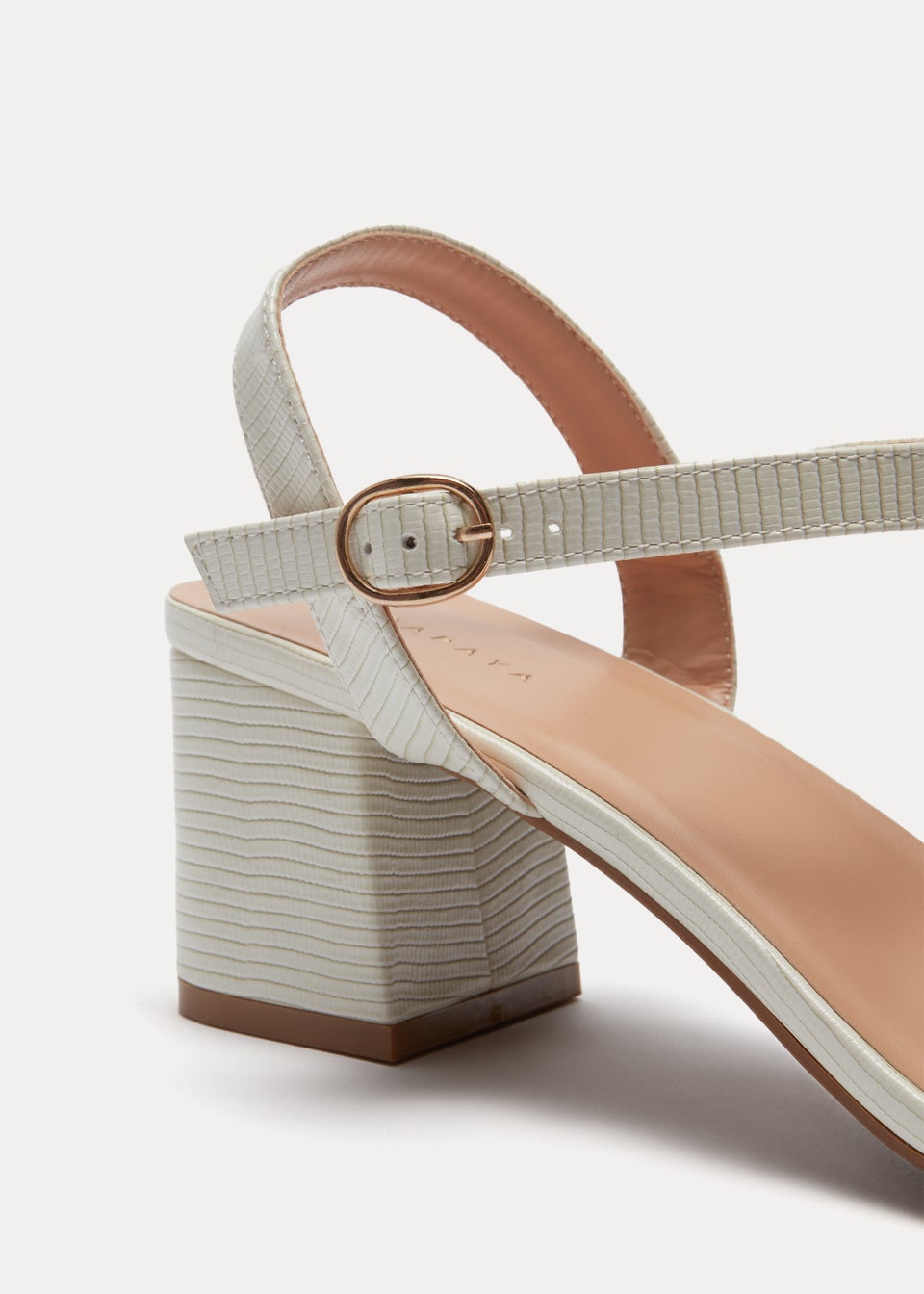 Stone block heels top