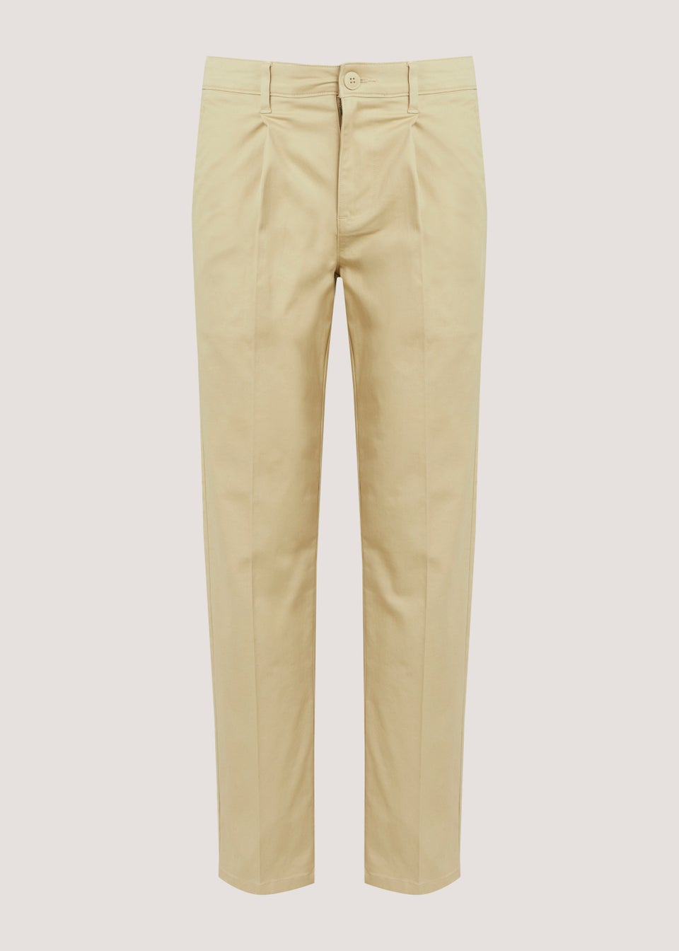 Stone Pleated Trousers - Matalan