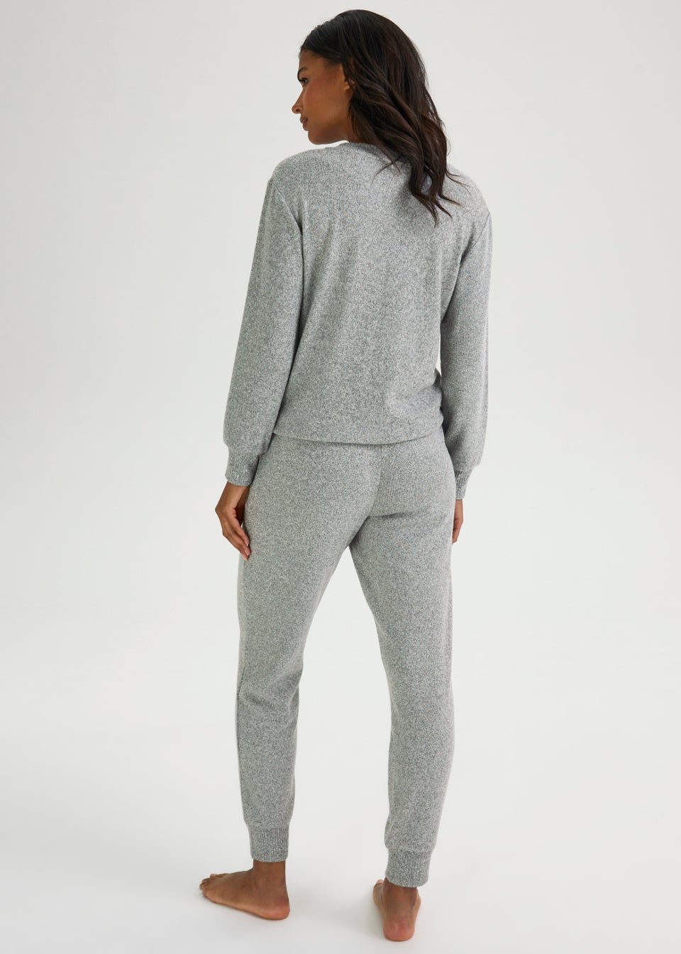 Grey Marl Lounge Bottoms Matalan