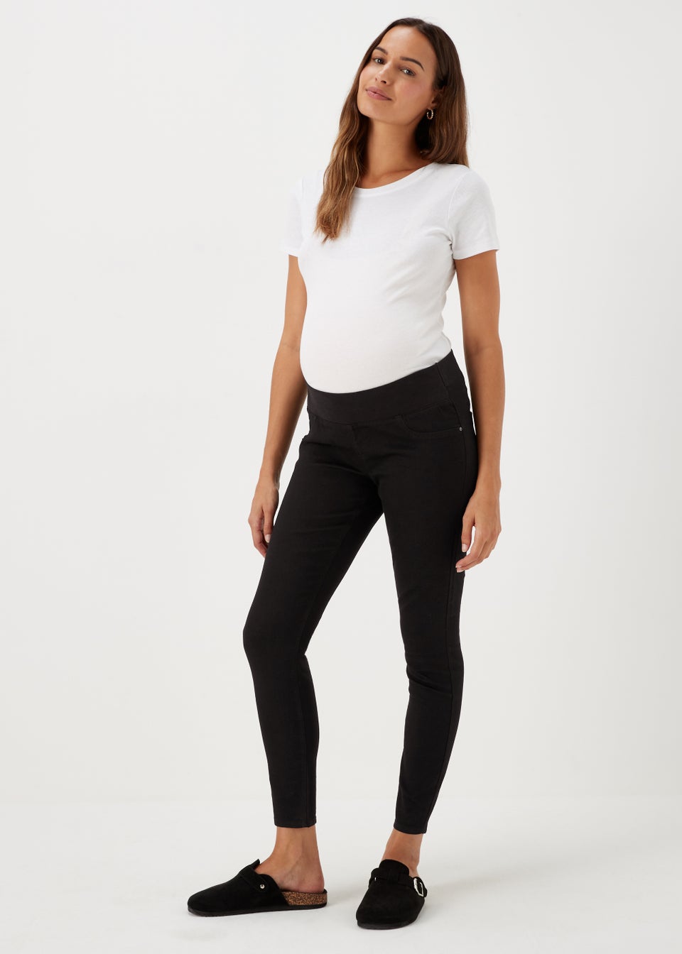 Maternity Rosie Black Under The Bump Jeggings