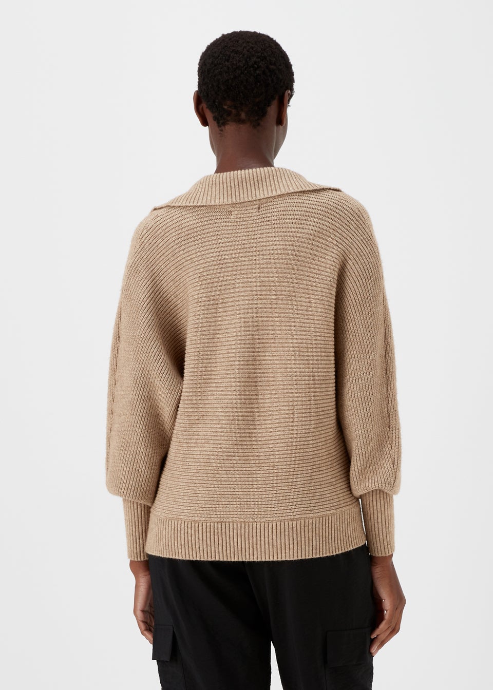 Et Vous Beige VNeck Collar Knitted Jumper Matalan