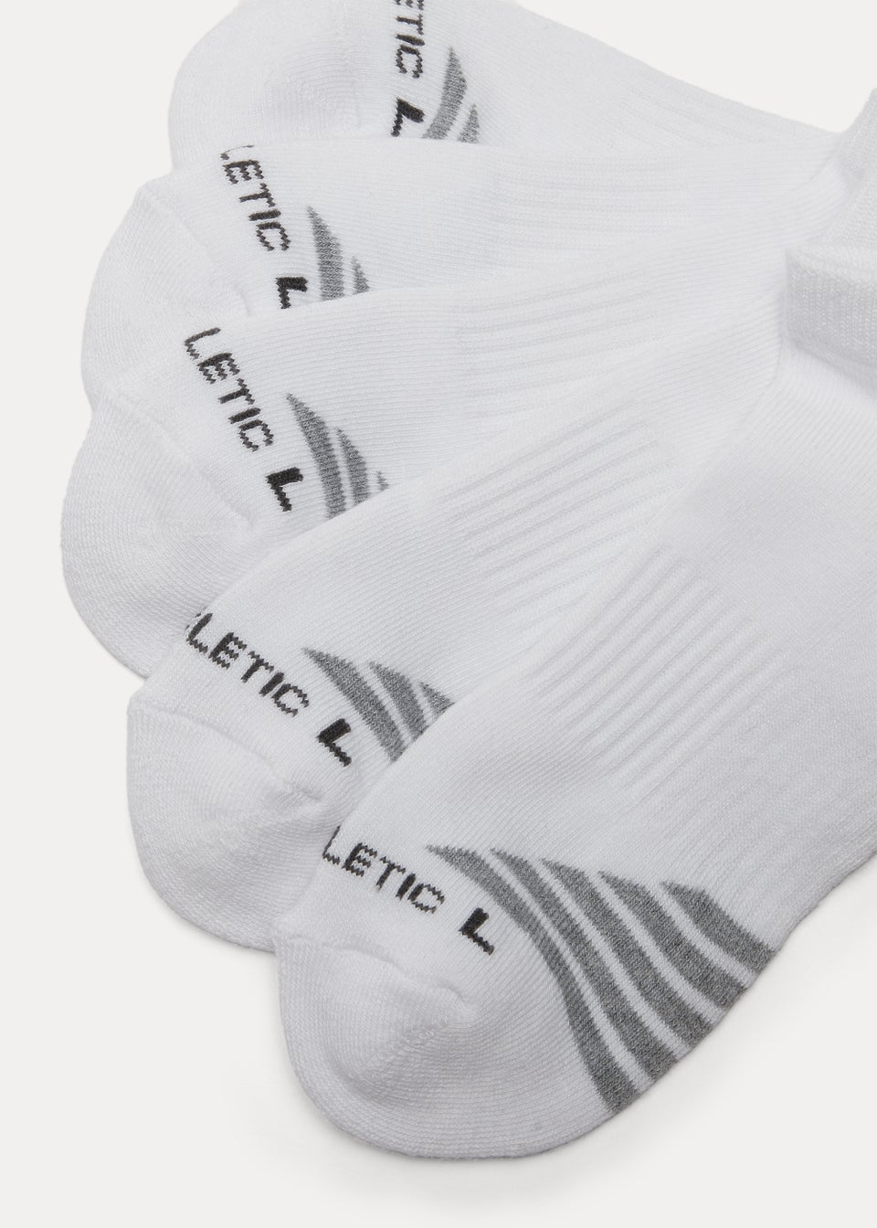 US Athletic 5 Pack White Sports Socks