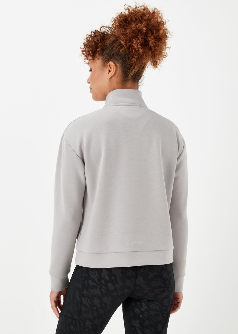 Souluxe Lilac Half Zip Sports Sweatshirt