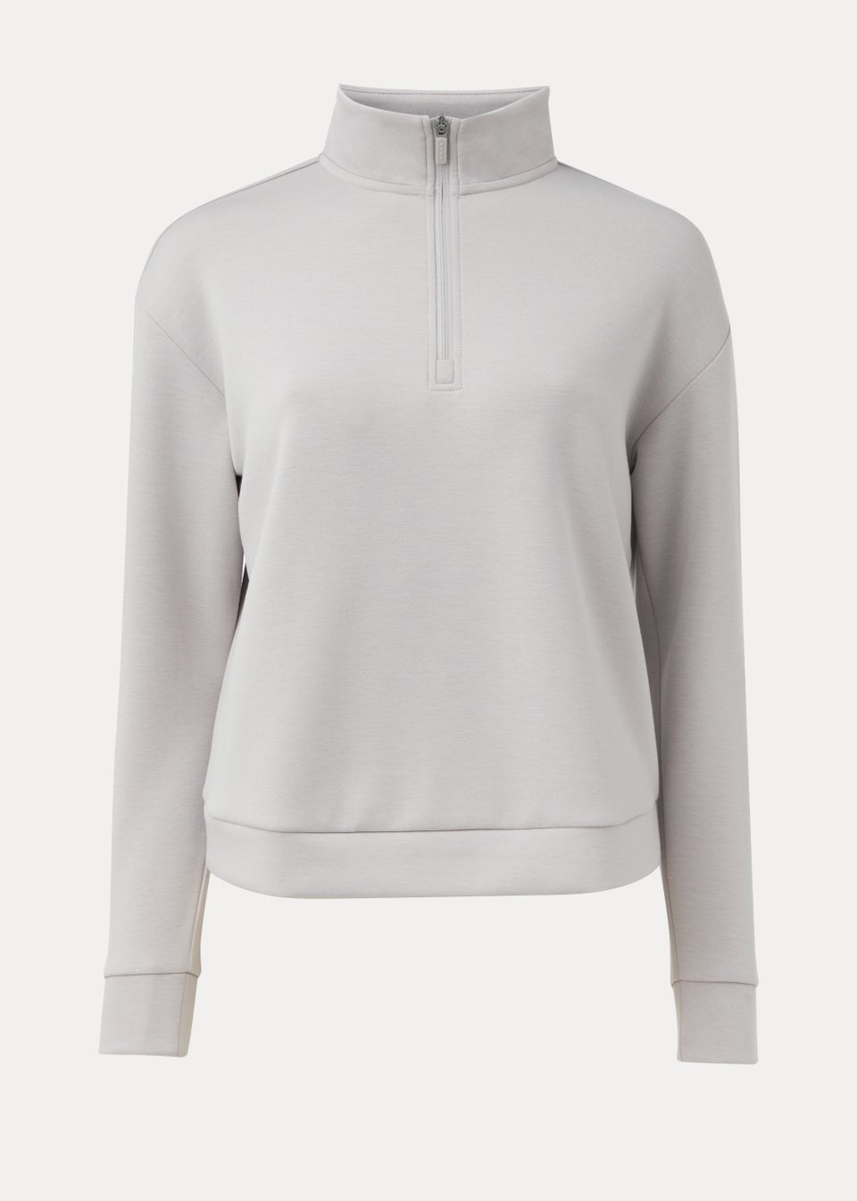 Souluxe Lilac Half Zip Sports Sweatshirt