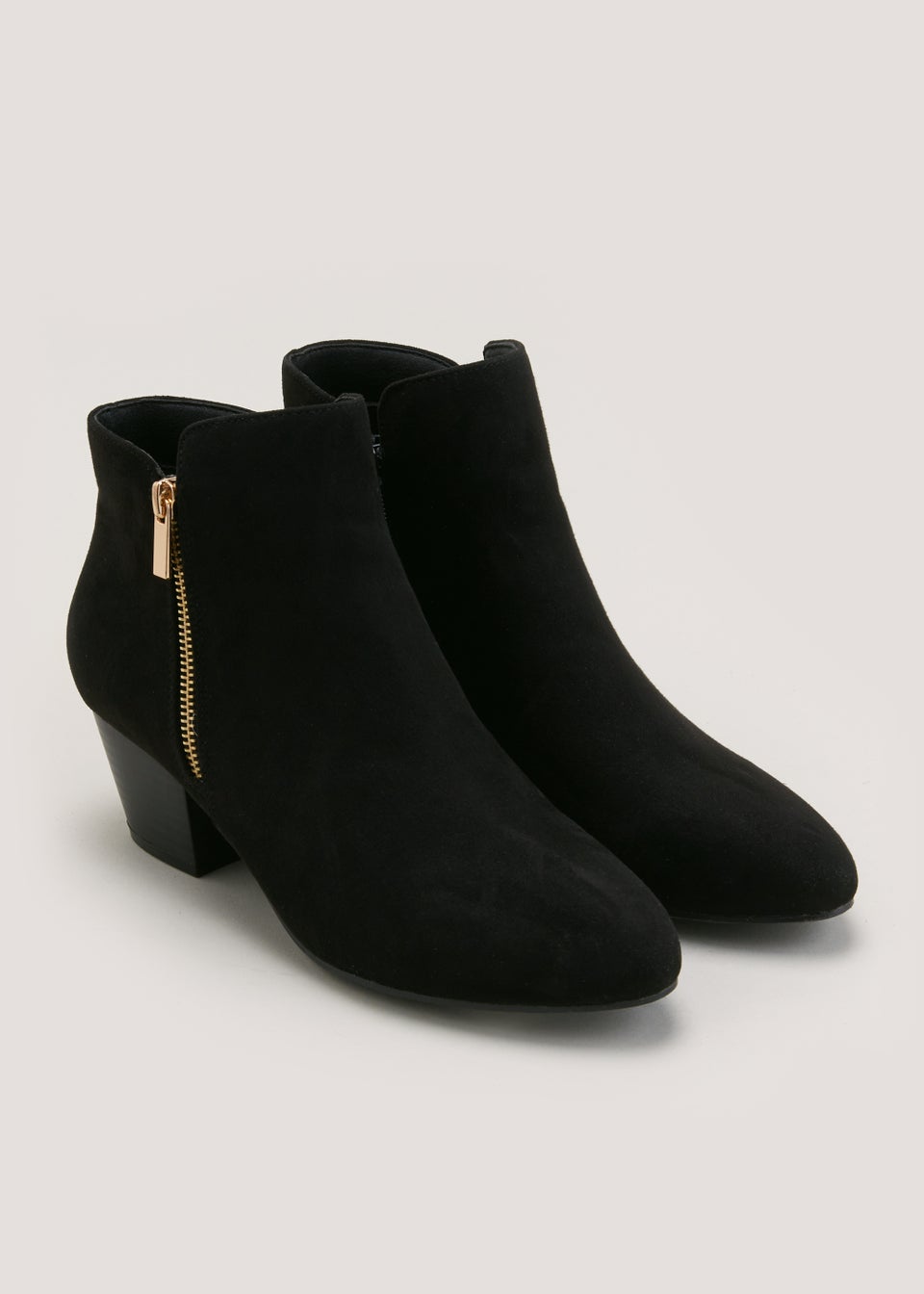 Black Zip Boots