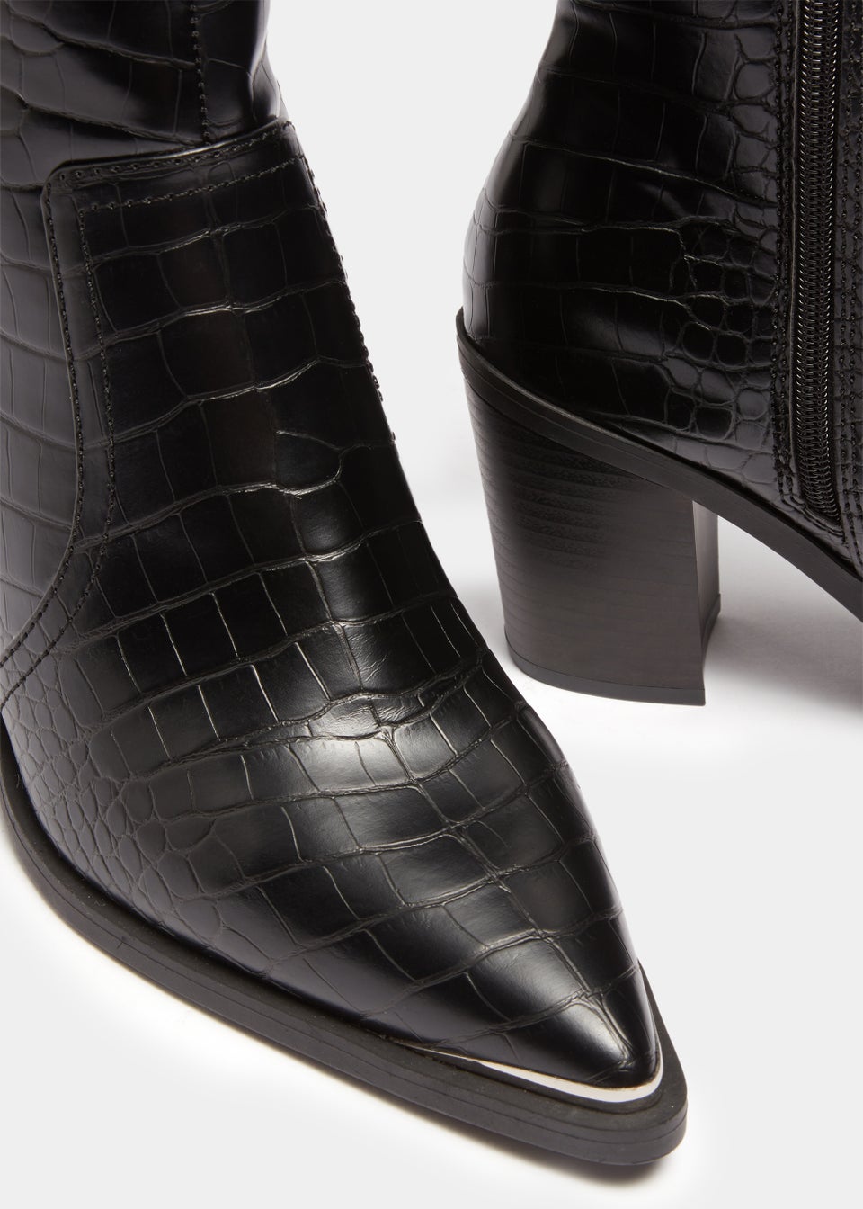 Et Vous Black Croc Western oots