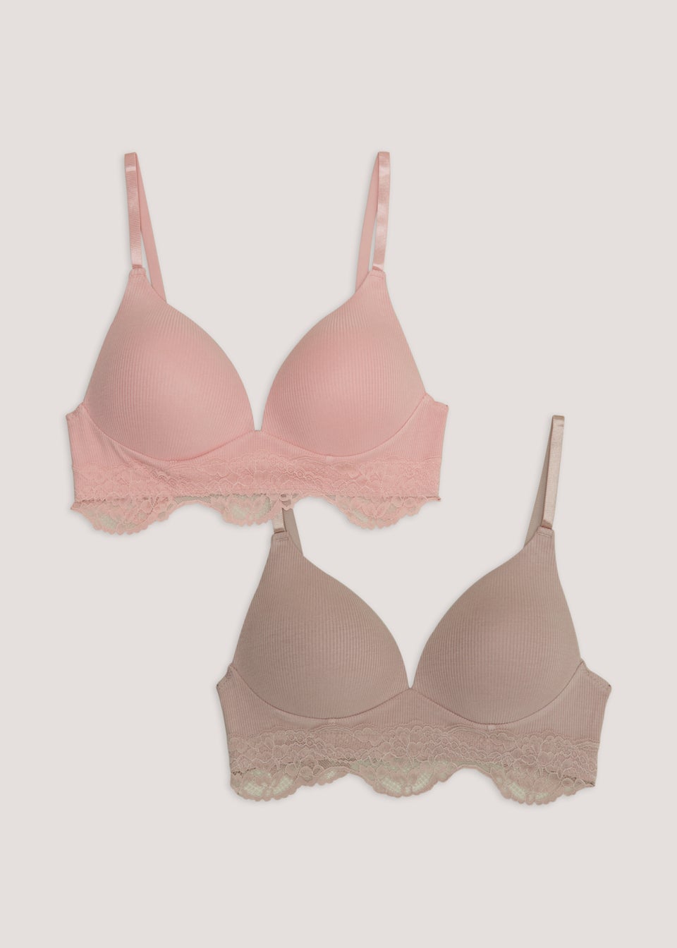 Buy 2 Pack Non Wired Cross Over Bras in Bahrain - bfab