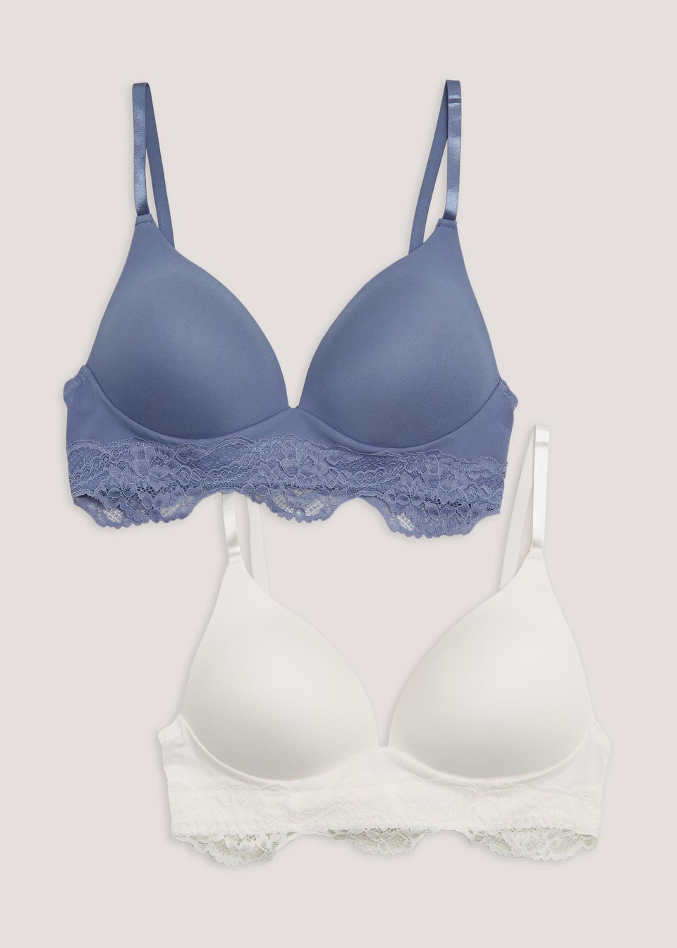 2 Pack Non Wired Plunge Bras