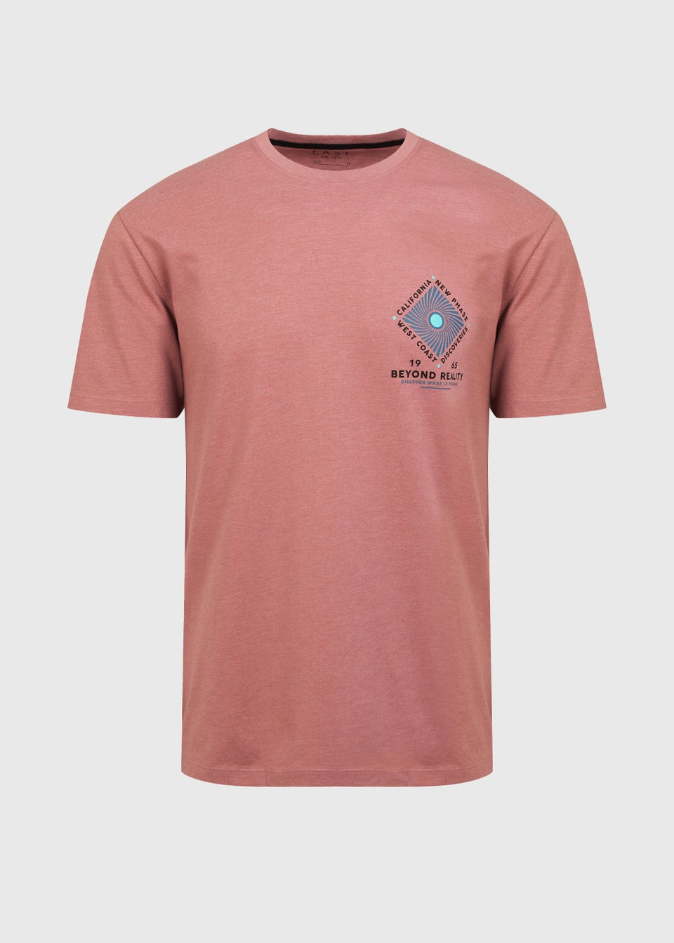 Pink Beyond Reality Print T-Shirt