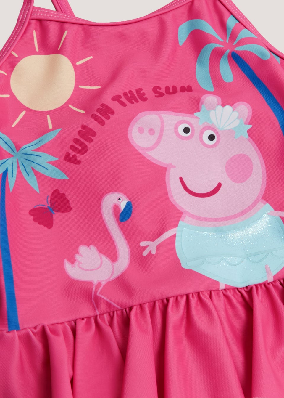 Kids Pink Peppa Pig Swimming Costume 6mths 5yrs