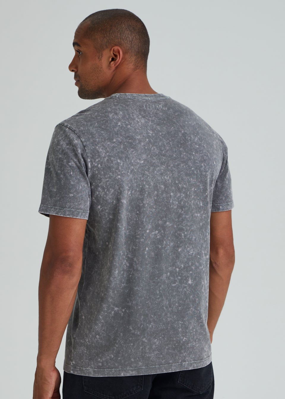 Grey Nirvana Print T-Shirt