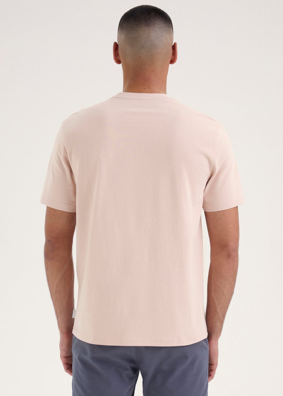 Pink Oversized Pocket T-Shirt