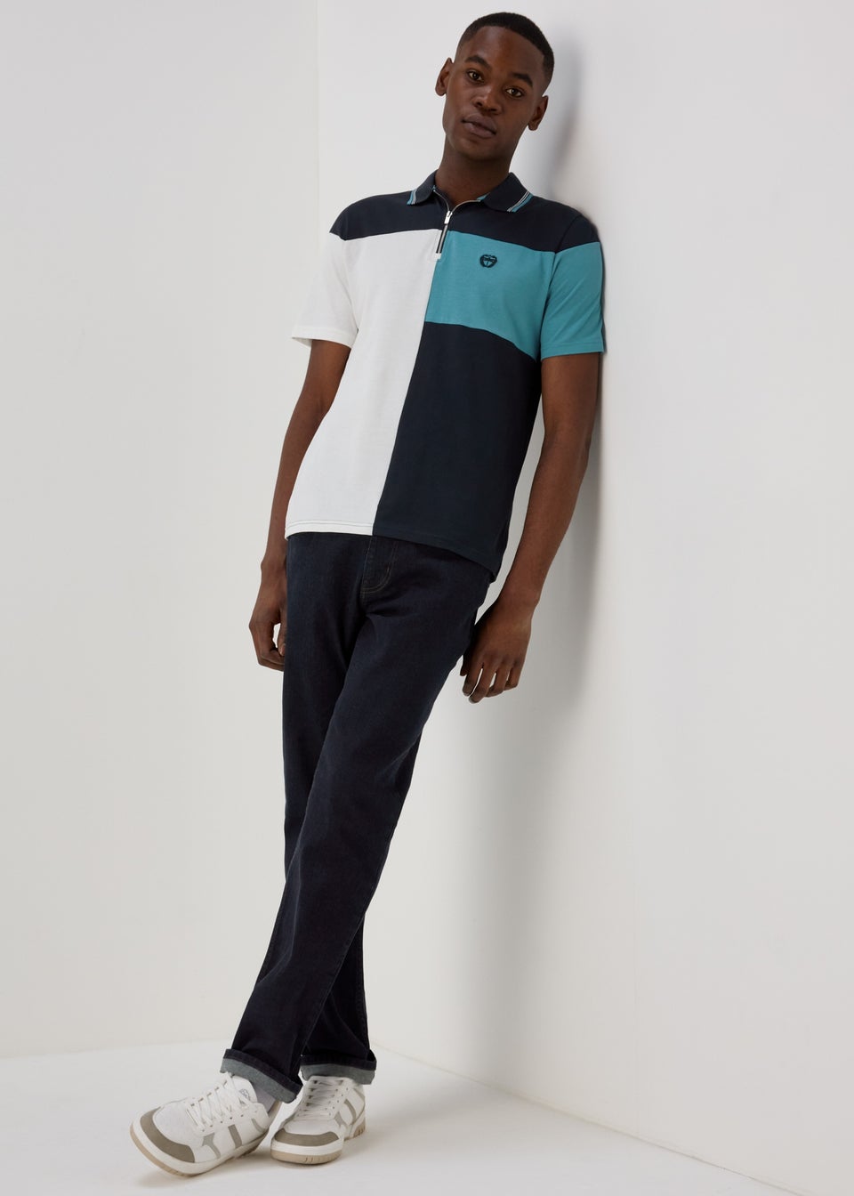 Colour Block Polo Shirt