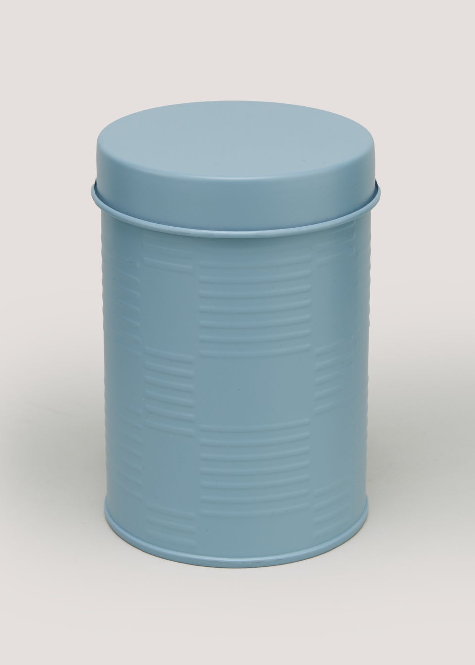 Blue Debossed Canister (9.5cm x 14cm)