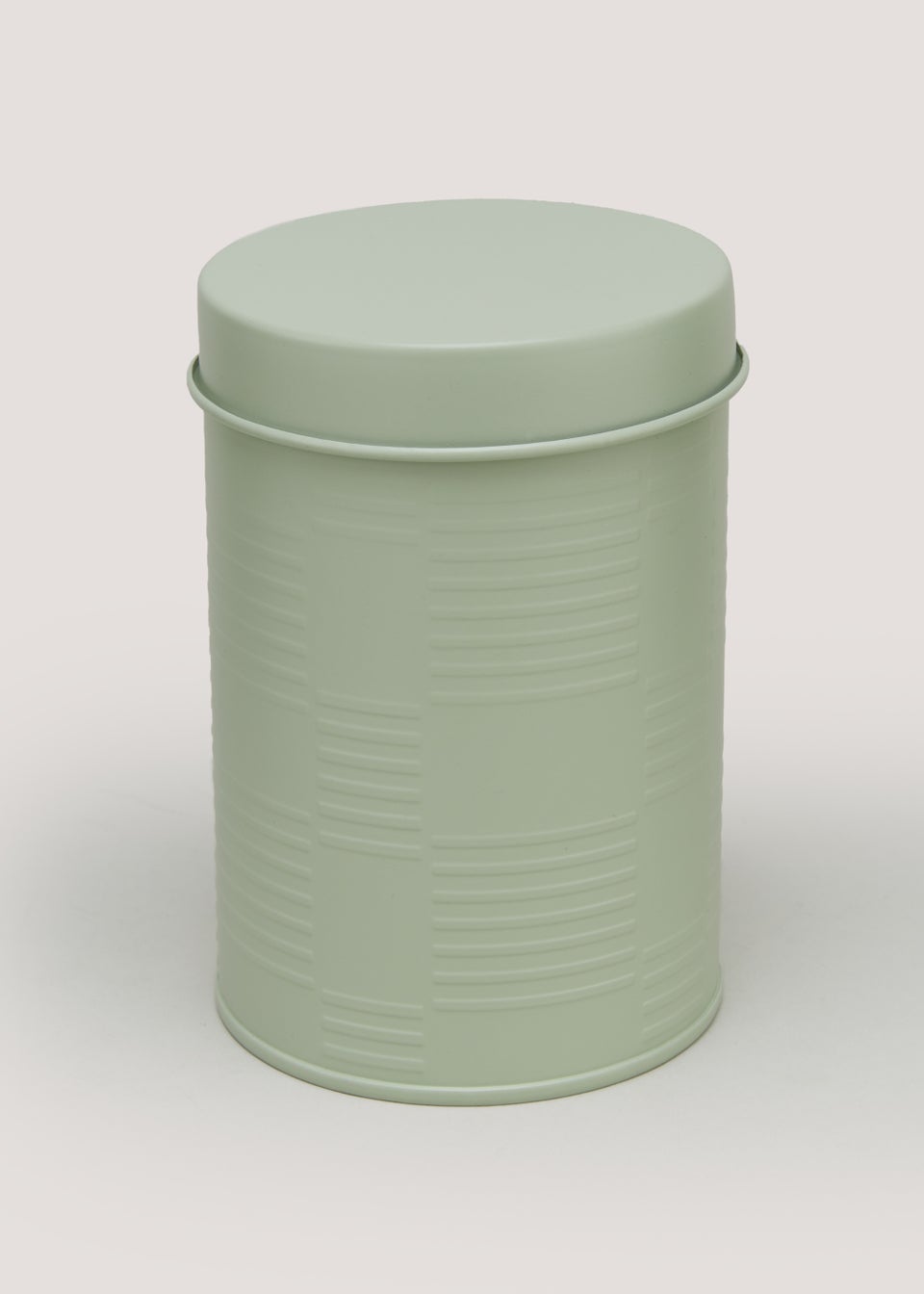 Green Debossed Canister (9.5cm x 14cm)