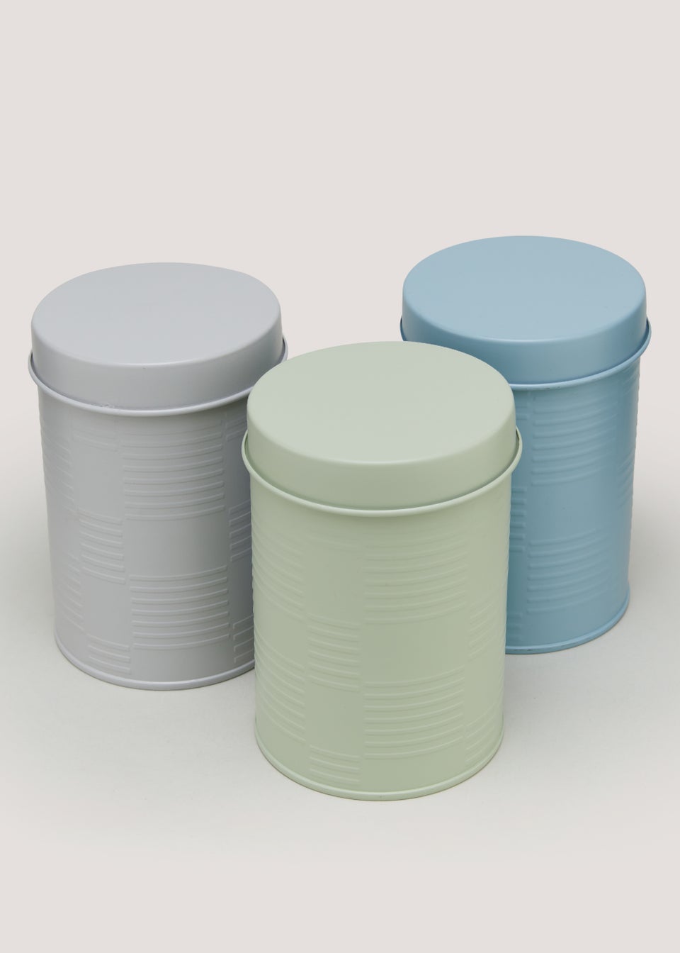 Green Debossed Canister (9.5cm x 14cm)