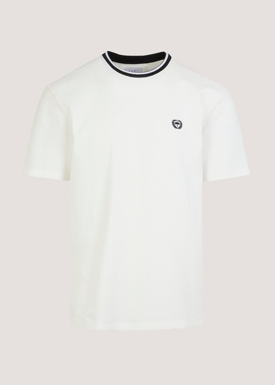 White Monochrome T-Shirt - Matalan