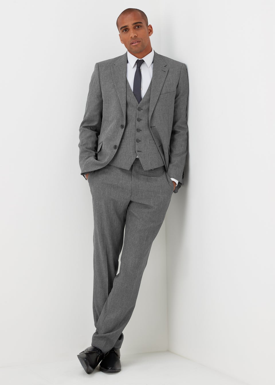 Taylor & Wright Albert Charcoal Tailored Fit Suit Jacket