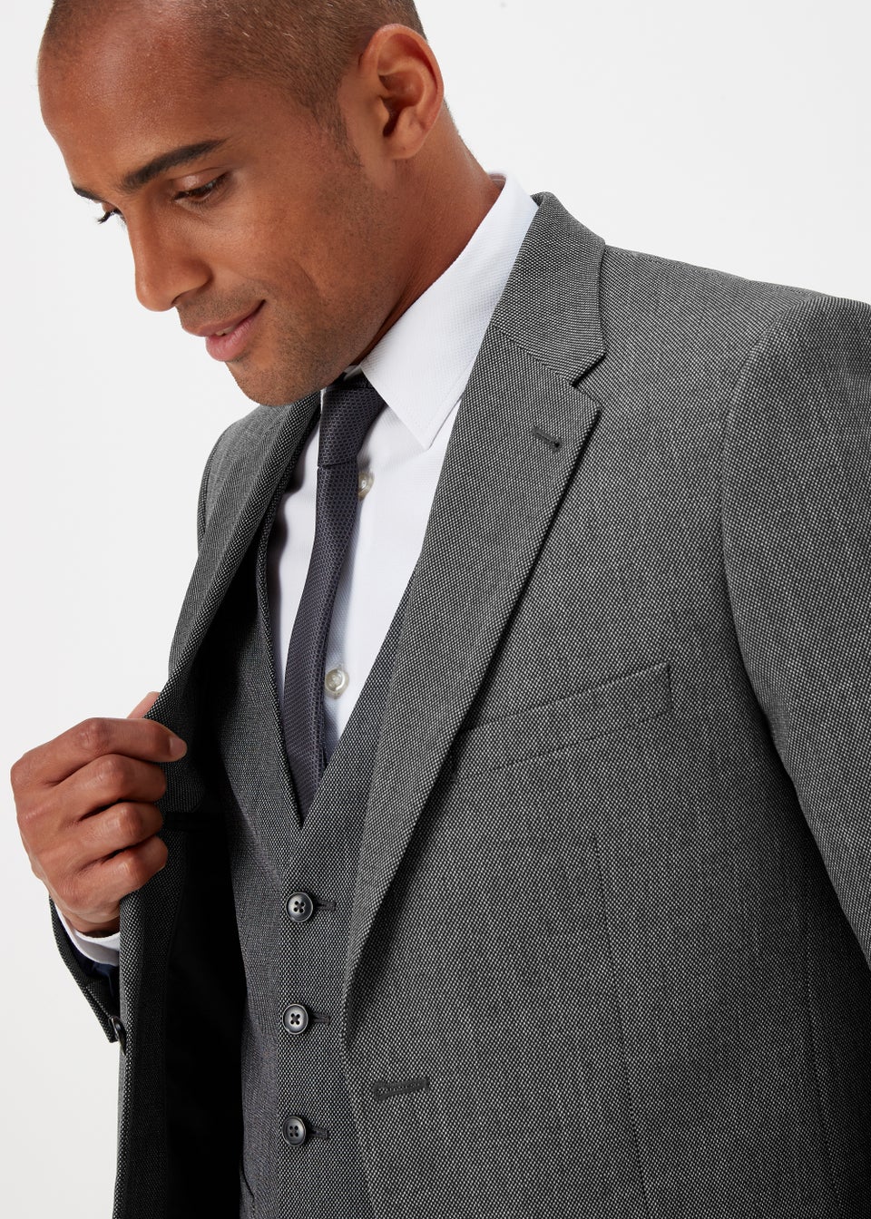 Taylor & Wright Albert Charcoal Tailored Fit Suit Jacket