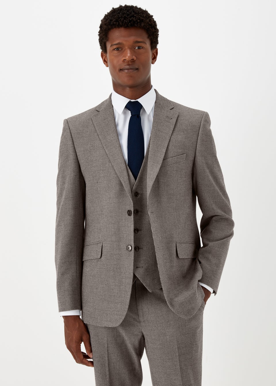 Taylor & Wright Severn Brown Tailored Fit Jacket