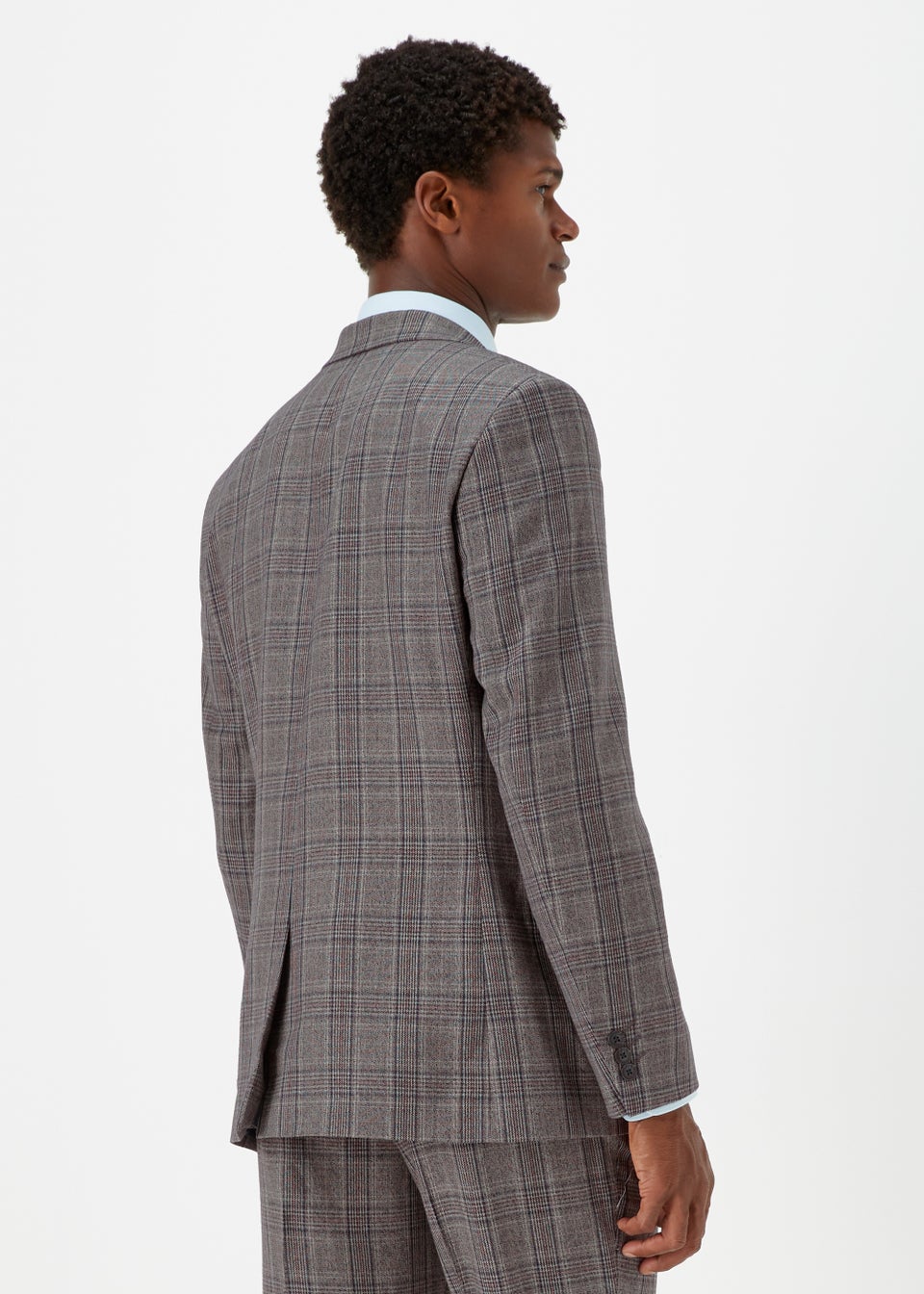 Taylor & Wright Lambeth Charcoal Check Tailored Fit Suit Jacket