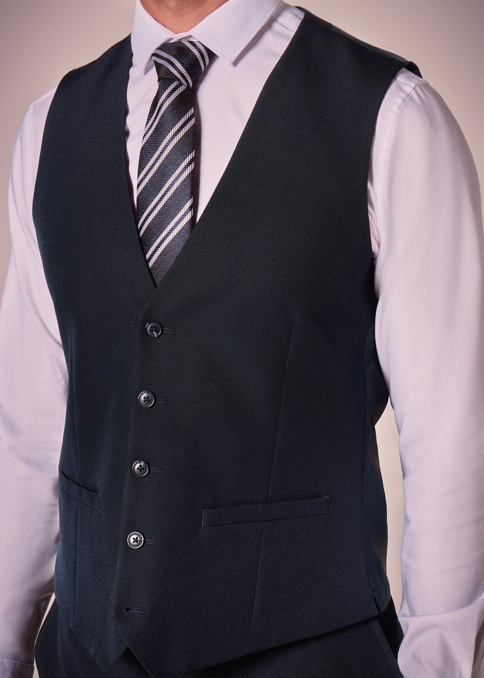 Taylor & Wright Panama Navy Suit Waistcoat