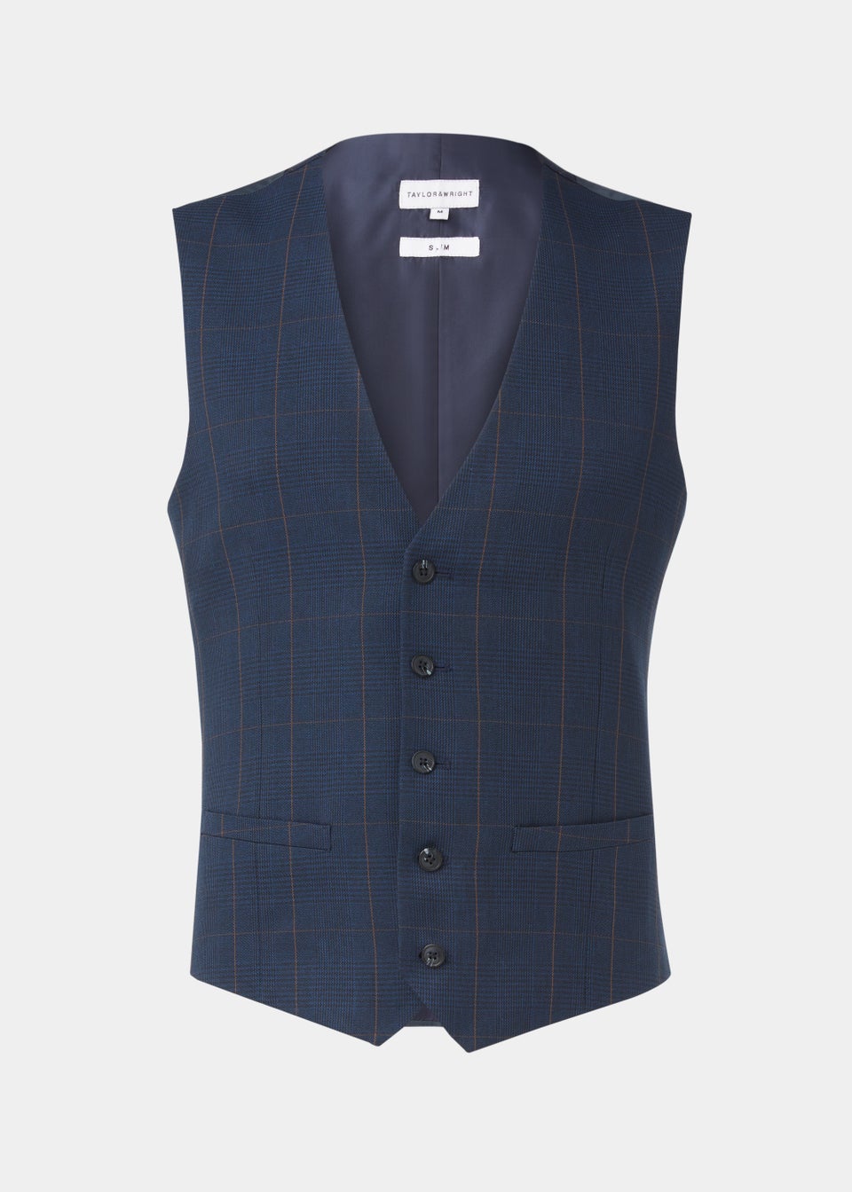 Taylor & Wright Westminster Navy Suit Waistcoat
