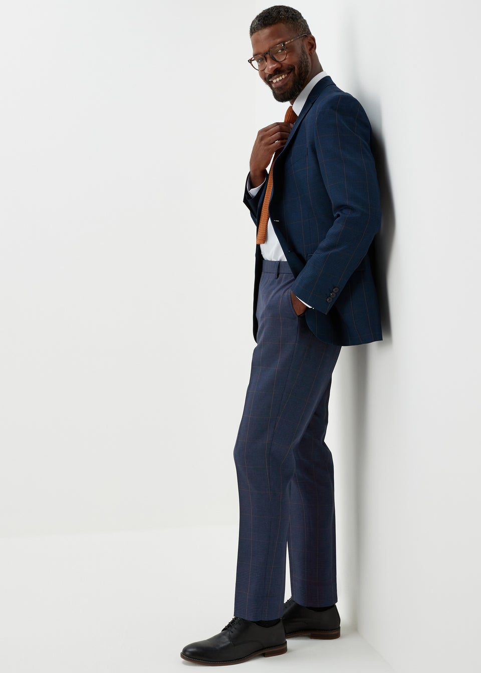 Taylor & Wright Westminster Navy Tailored Fit Suit Trousers