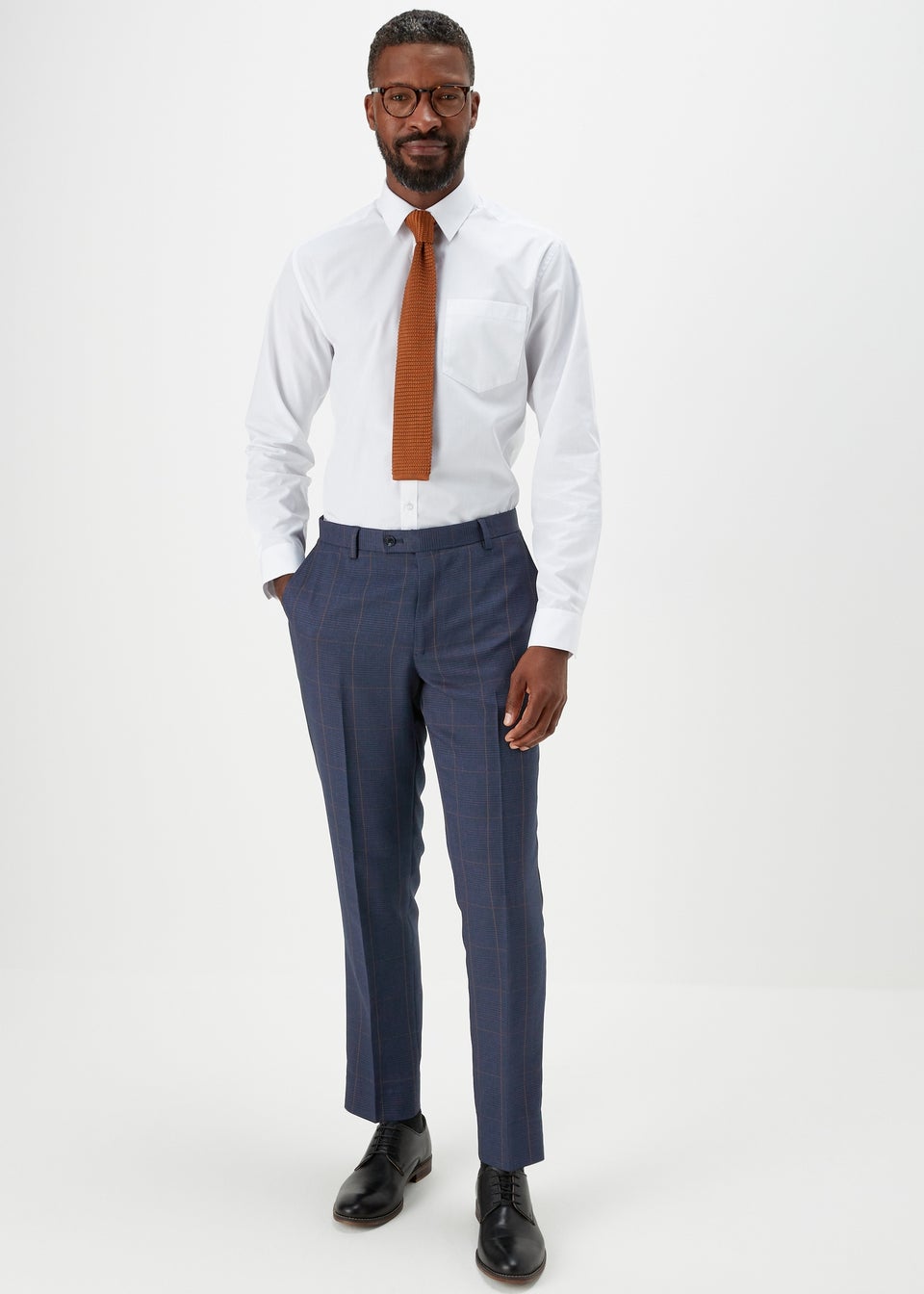 Taylor & Wright Westminster Navy Tailored Fit Suit Trousers