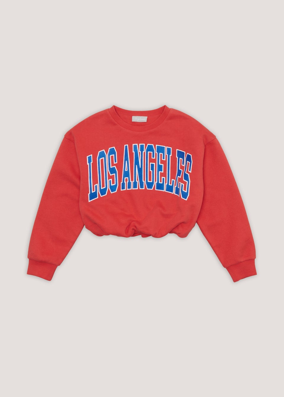 Girls Red LA Collegiate Sweatshirt (4-13yrs)