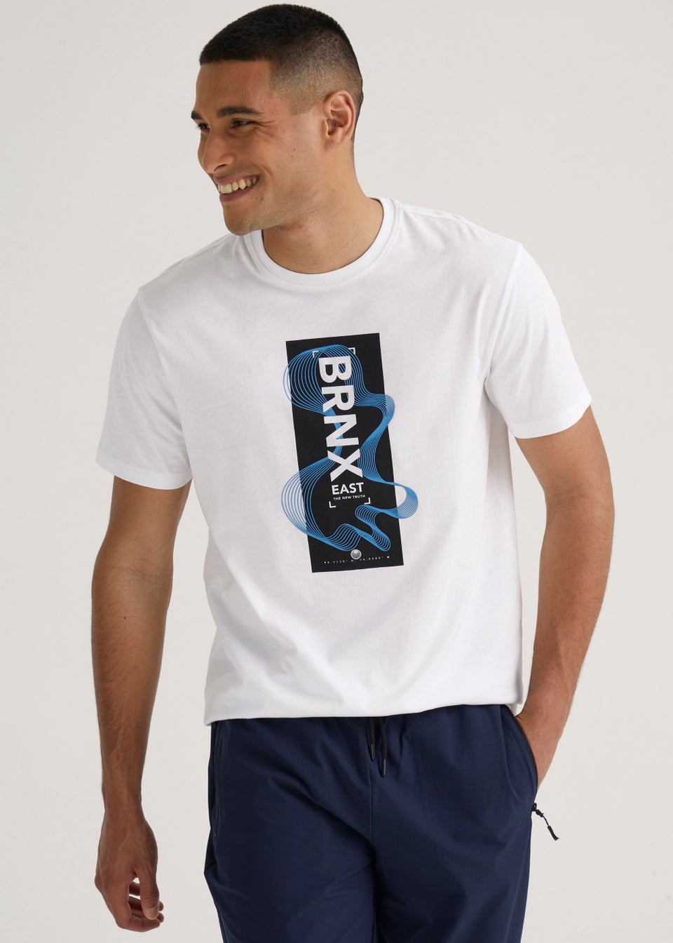 US Athletic White Brnx T-Shirt