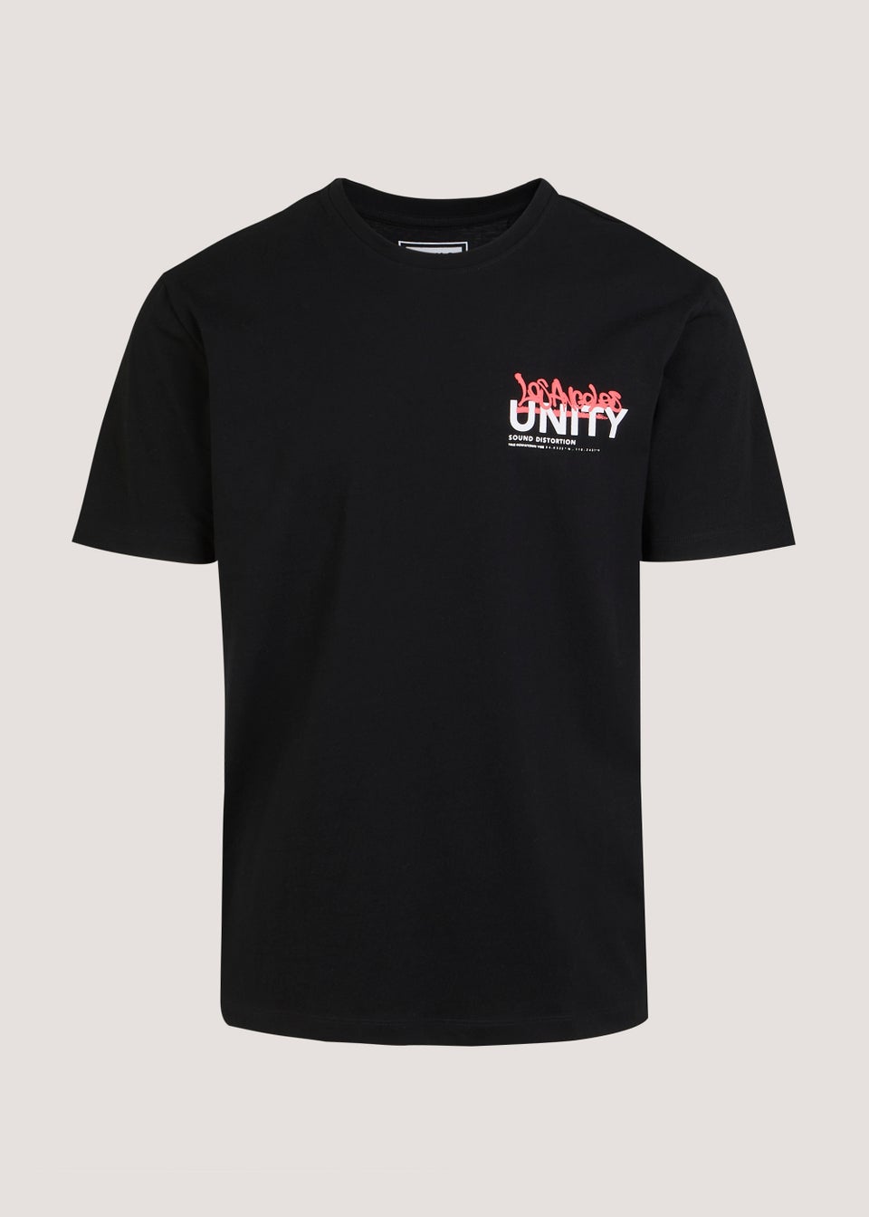 US Athletic Black Graffiti T-Shirt - Matalan