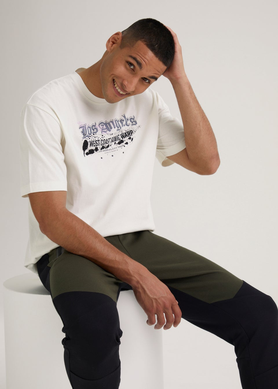 US Athletic White LA T-Shirt