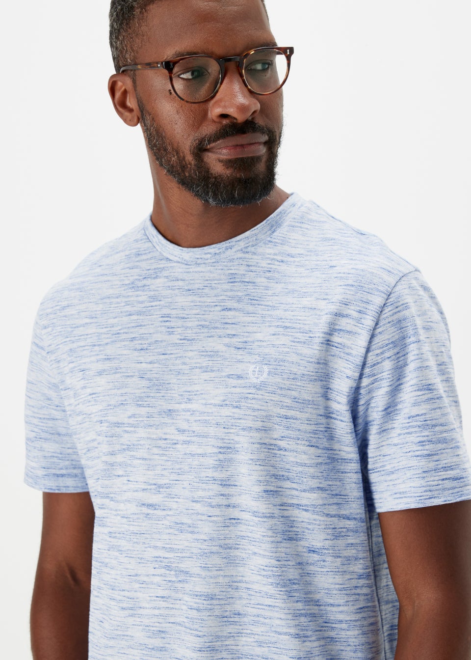 Lincoln Blue Space Dye T-Shirt