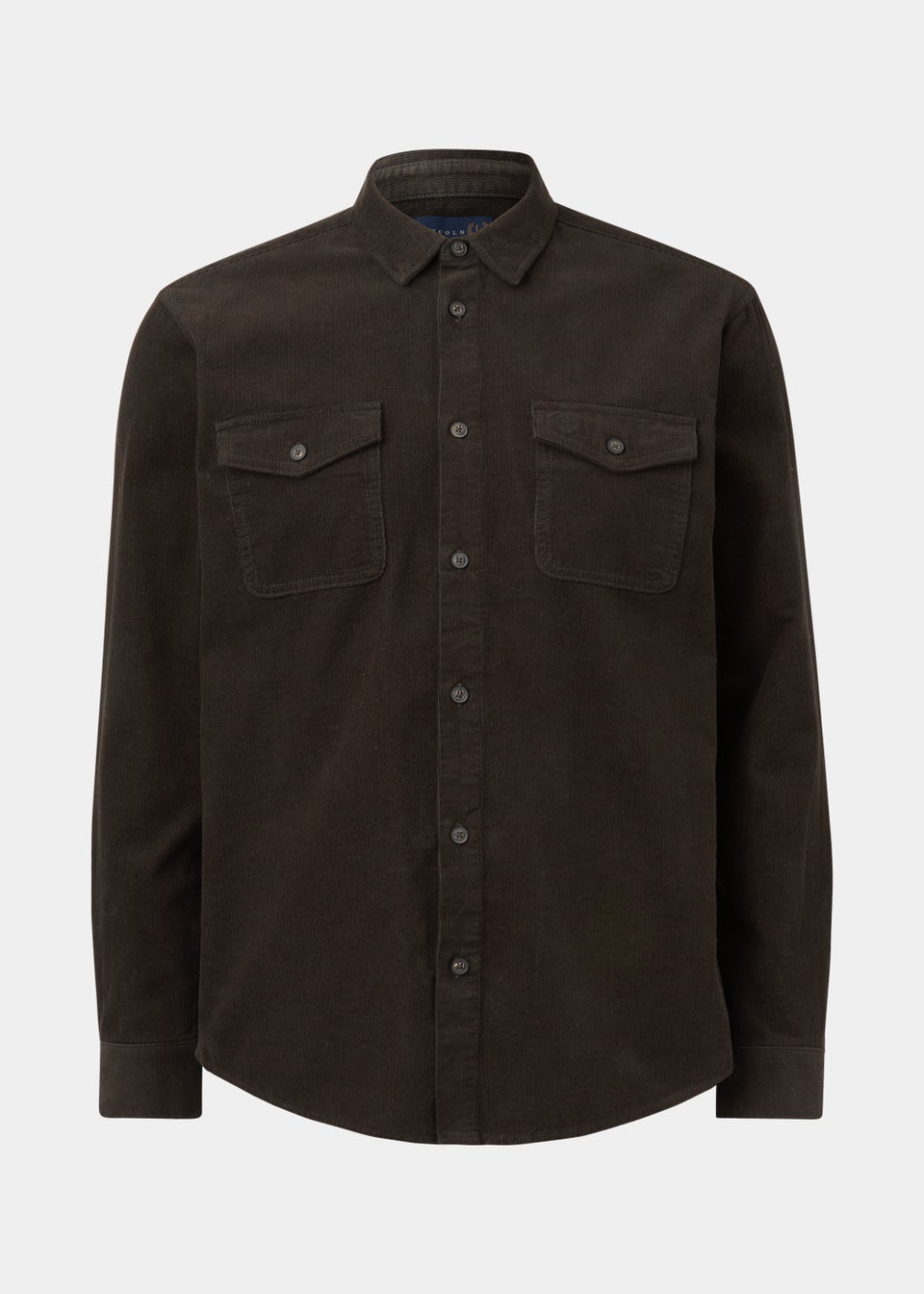 Lincoln Khaki Fine Cord Shirt