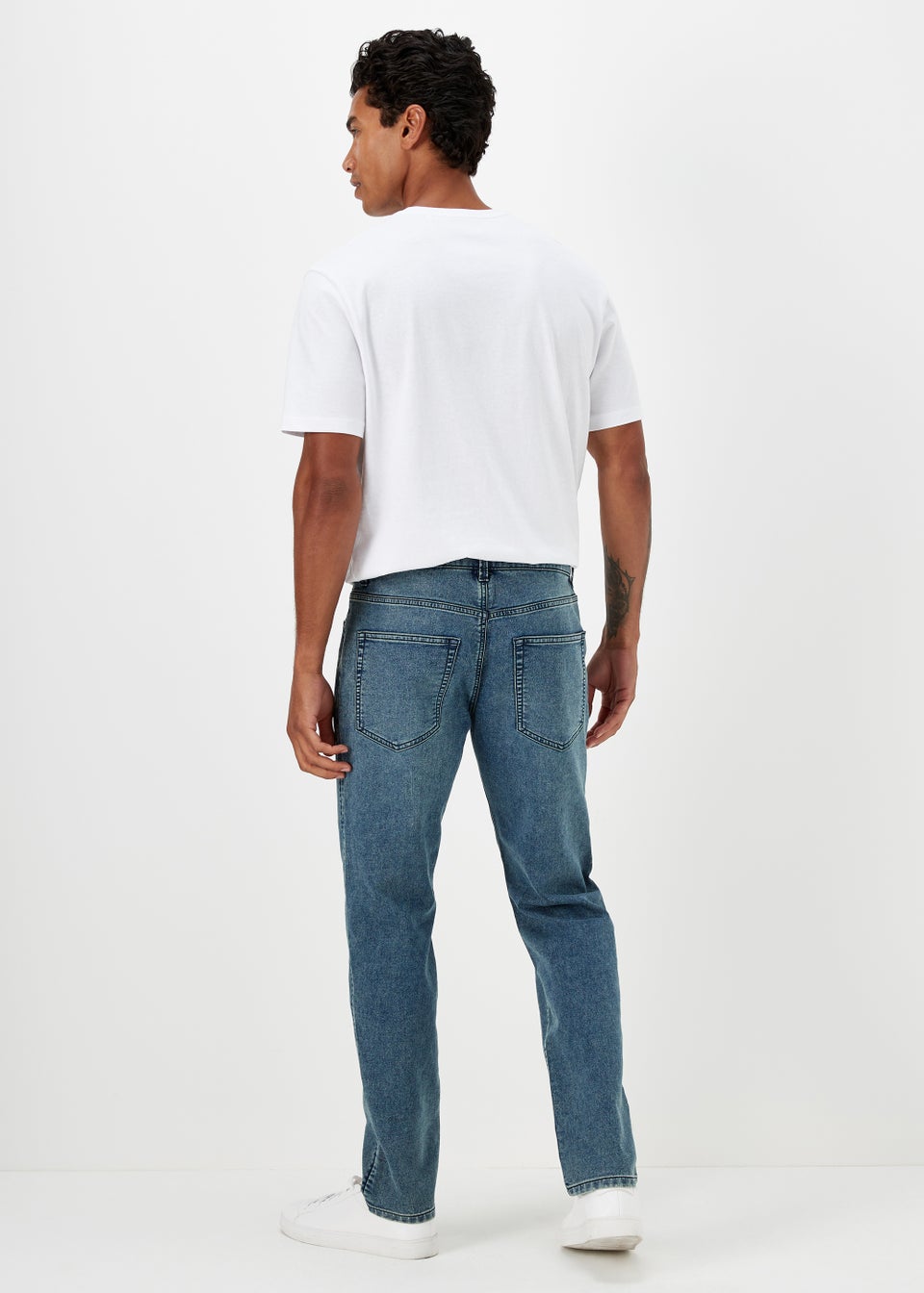 Mid Wash Ultra Comfort Slim Fit Jeans