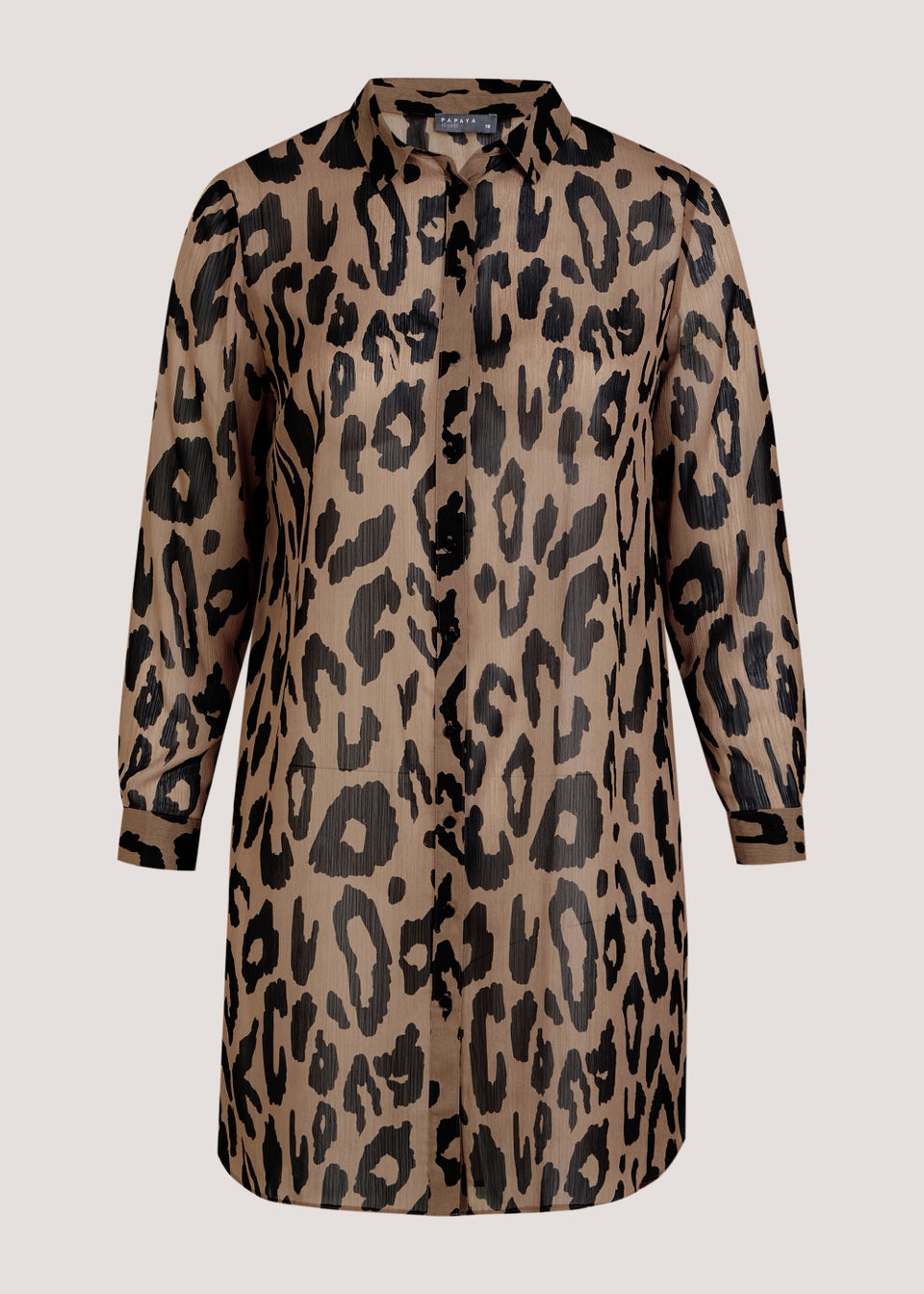 Chiffon animal print blouse clearance