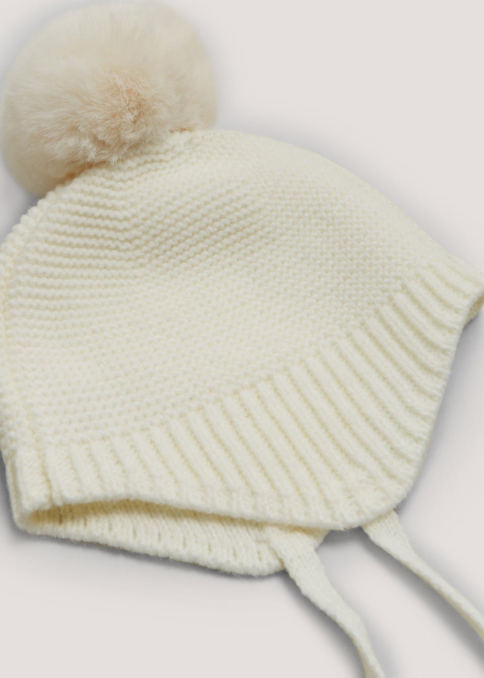 Cream Baby Trapper Hat (Newborn-2yrs)