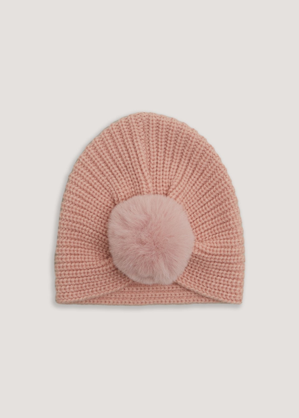 Pink Baby Turban Hat (Newborn-2yrs)