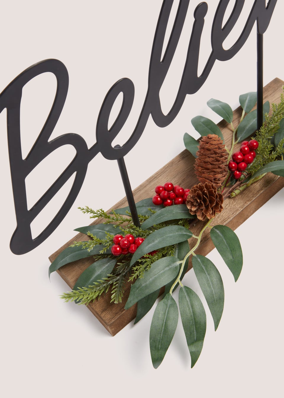 Believe Foliage Decoration (30cm x 8cm x 24cm)