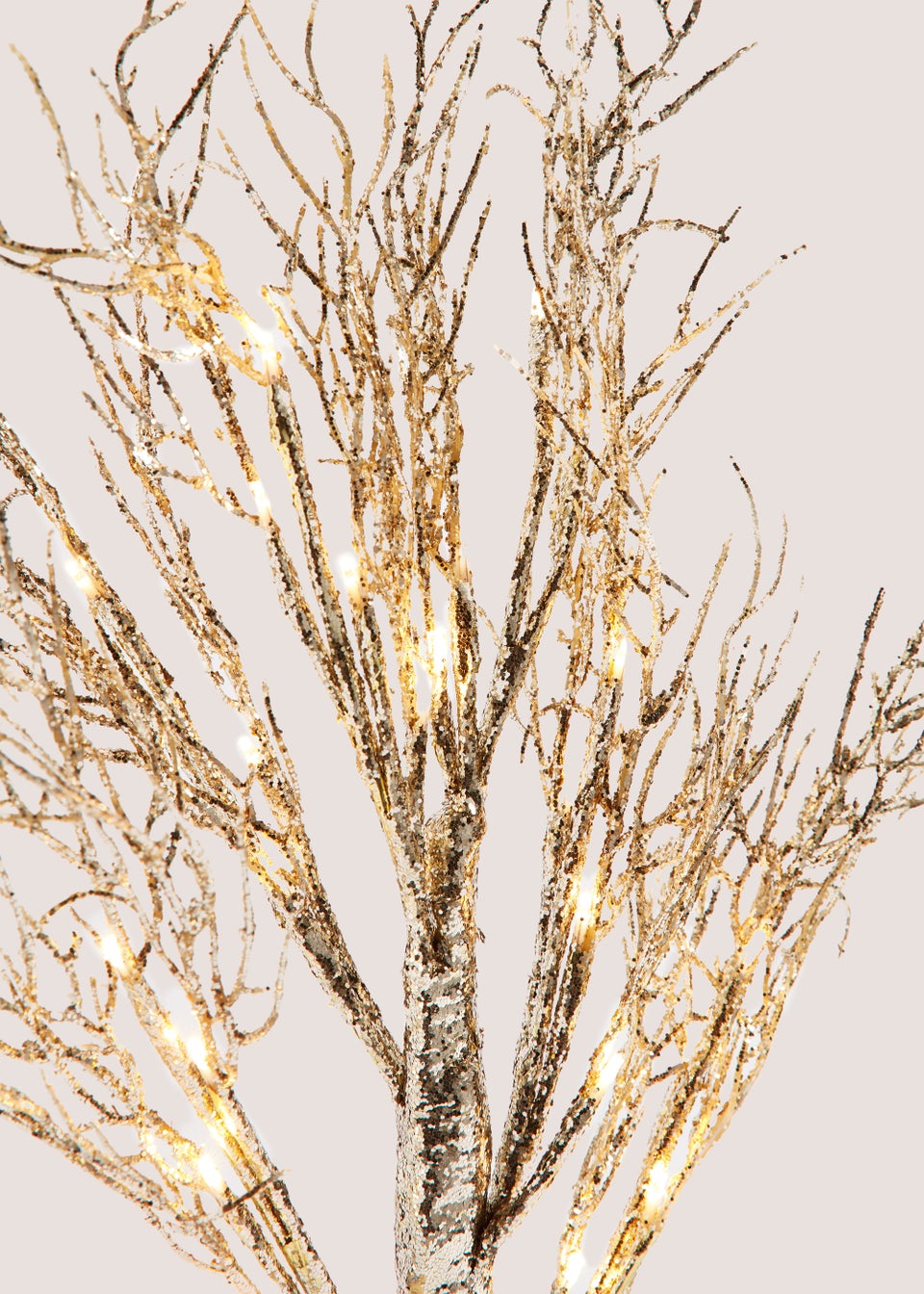 Gold LED Glitter Tree (60cm)