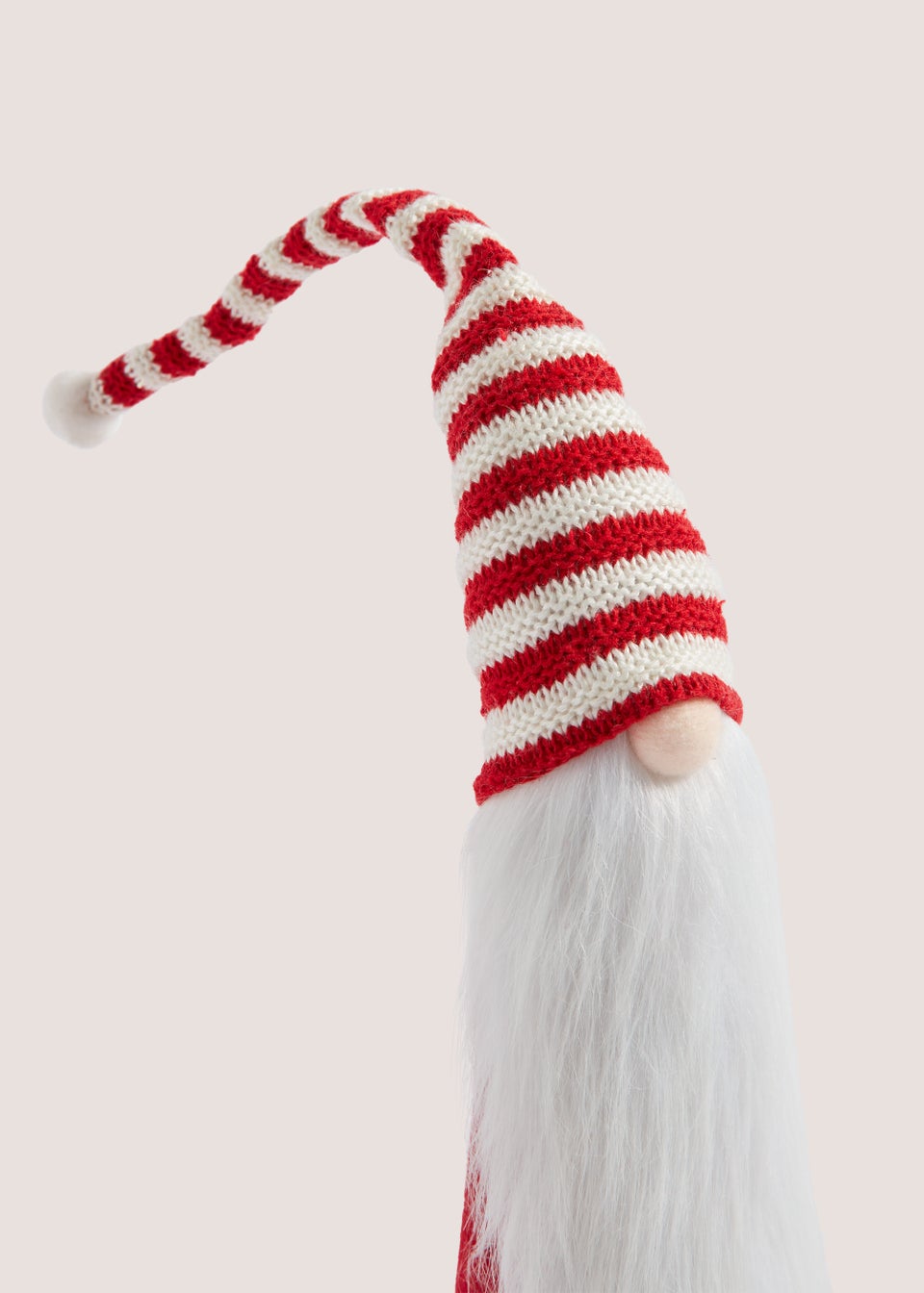 Tall Red & White Christmas Gonk (10cm x 10cm x 54cm)