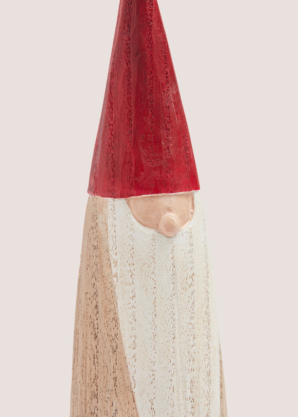 Large Wood Effect Santa (6.5cm x 6cm x 30cm)