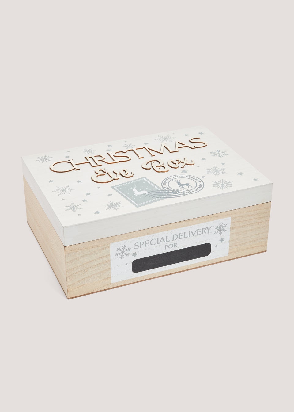Christmas Eve Wooden Box (38.5cm x 27.5cm x 14.5cm)