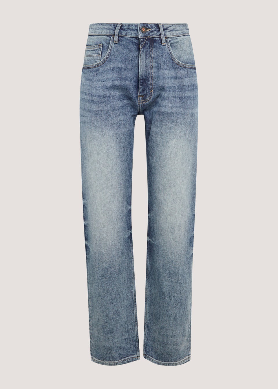 Mid Wash Vintage Stretch Regular Fit Jeans