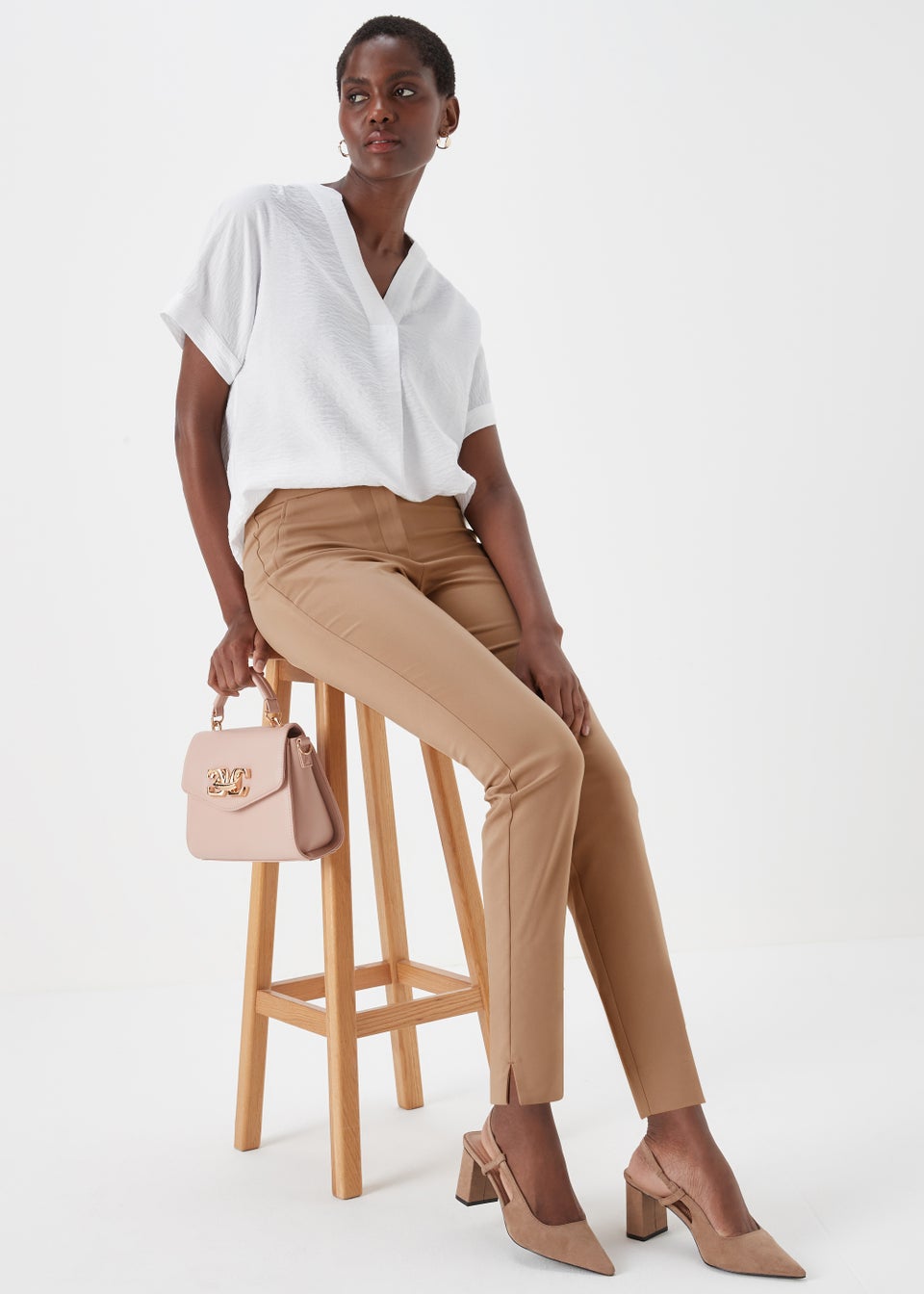 Et Vous Stone Smart Trousers
