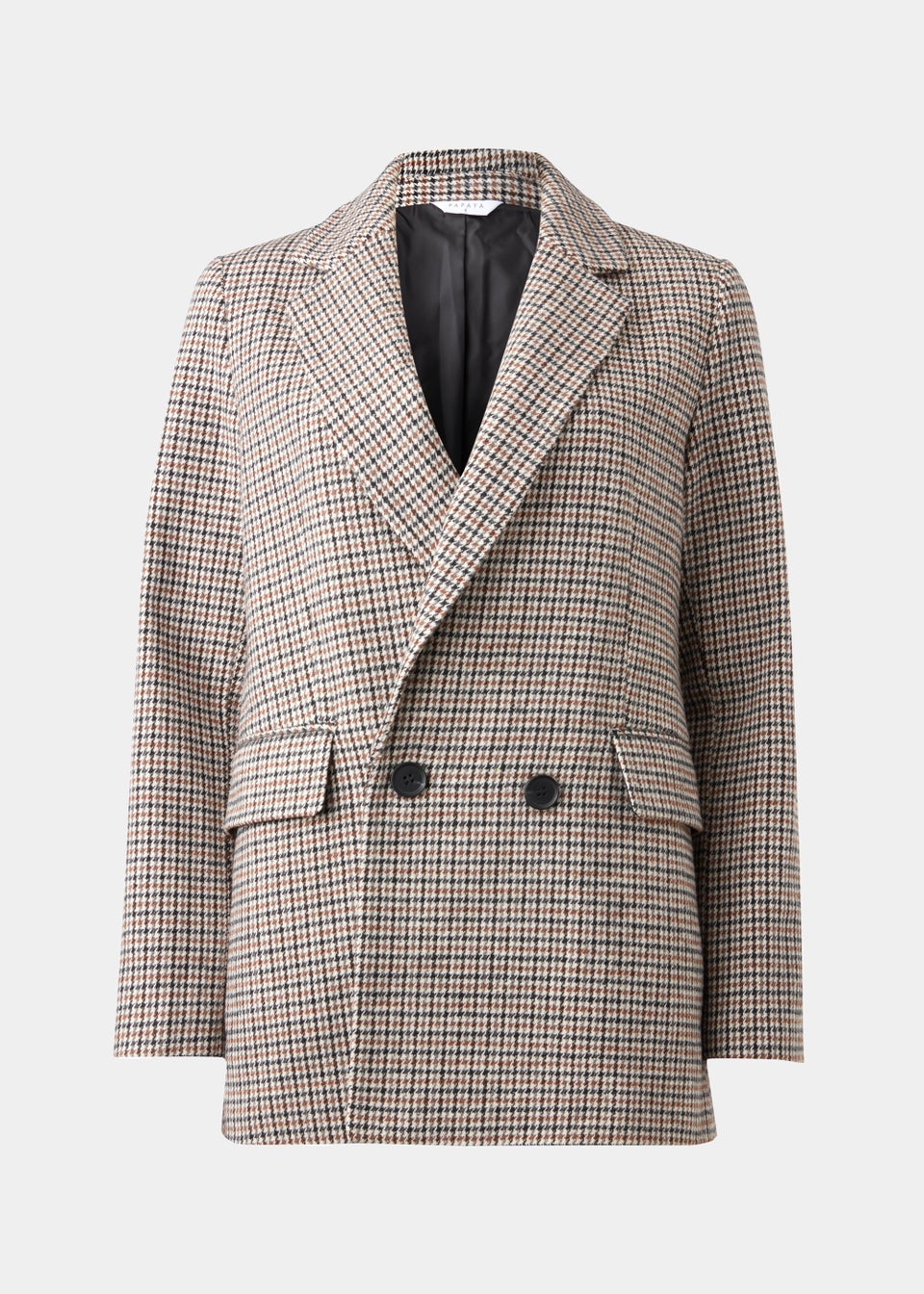 Brown Check Blazer